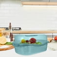 thumbnail image 3 of MasteelfCA 1Pc Colander with Lid Kitchen Colander PP Strainer Basket Baby Bottle Drying Box, 3 of 7
