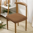 thumbnail image 4 of BESEW7 Desk Chair Seat Cover, Soft Fleece Stretchable Cushion Slipcover, Removable Washable Protector for Computer Chairs and Stools, 4 of 9