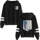 thumbnail image 1 of "Xishao Sudadera con Capucha De Manga Larga A Rayas" Xishao ropa, 1 of 2