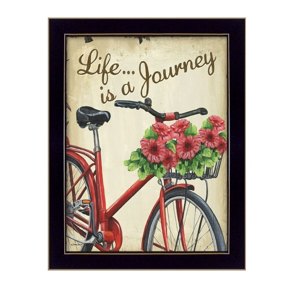 Life is a Journey By Debbie DeWitt Printed Wall Art Wood Multi-Color