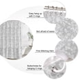 thumbnail image 3 of Botanical Rose Bud Bathroom Shower Curtains with 12 Hooks Waterproof Shower Curtain for Stalls and Bathtubs Vintage Gray Floral Leaves Summer Farmhouse Decorative Bathroom Curtain 36x72 Inches, 3 of 9