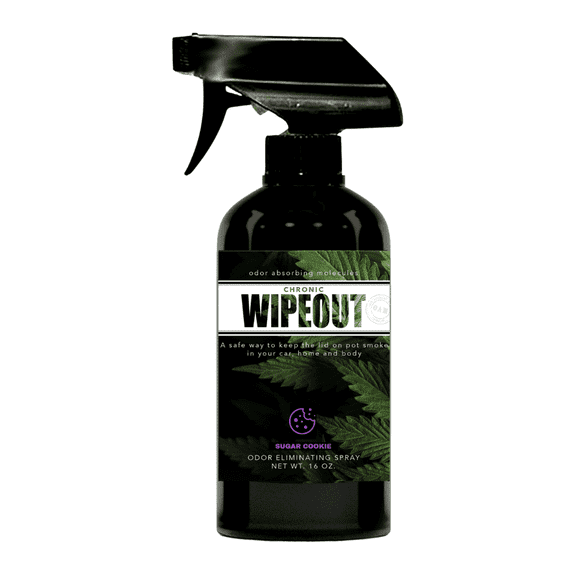 Chronic Wipeout Smoke Odor Eliminator Spray Sugar Cookie, 16 oz Bottle