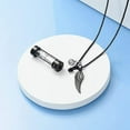 thumbnail image 3 of Cremation Urn Necklace for Ashes Timeless Hourglass Memorial Pendant Keepsake Jewelry for Human Pet Ashes, 3 of 9
