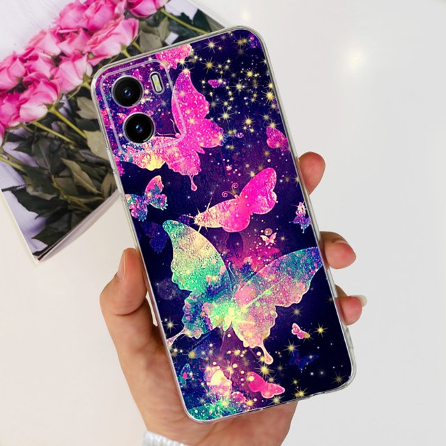 Vivo Y01 Y01A 2022 Lindo Astronauta Dinosaurio Gato Teléfono Carcasa VivoY01 Y 01A V2166 Funda De Silicona Suave TPU Gao Jiahui unisex
