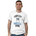 thumbnail image 4 of Best Llama Uncle Fathers Day Birthday Men's Graphic T Shirt Tees Brisco Brands X, 4 of 6