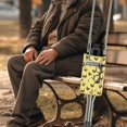 thumbnail image 5 of COEQINE Cock Crutch Pouch Underarm Crutches Attachment Hanging Pouch Crutch Case Large Capacity Crutch Storage Bag Waterproof Mobility Cane Pouch for Adults, Seniors, Kids, 5 of 7