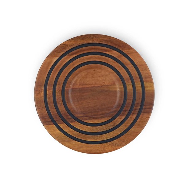 Salvamanteles de madera magnético Le Creuset, madera de acacia con silicona