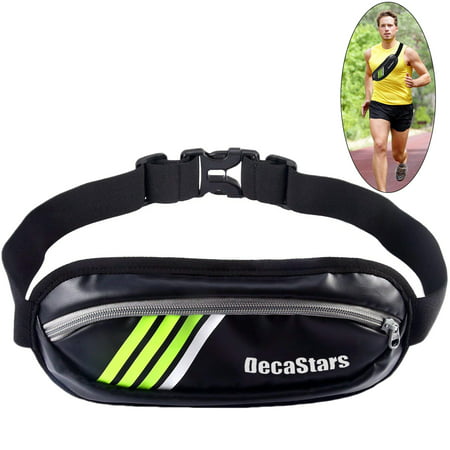 Running Belt Waist Bag Waterproof Runners Belt Fanny Pack for Hiking Fitness Adjustable Running Pouch for All Kinds of Phones iPhone Android (Cricket Best Games For Android)