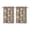 Kitchen Food Colorful-54, variant on Vintage Kitchen Food Cooking Chef Tier Cafe Curtains for Bathroom Living RV Rod Pocket Window Drapes 36 Inch 2 Panels Set 28"x36" 2 Panels Window Treatment Tiers