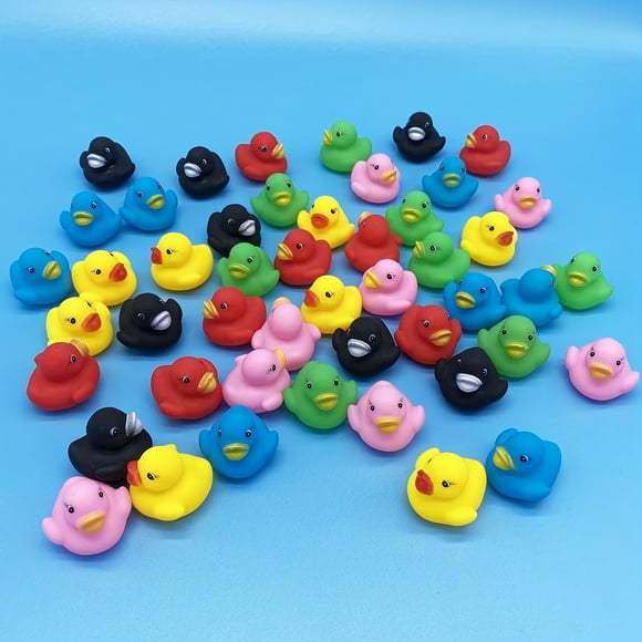 70pcs Colorful Mini Duck Bath Toys - Perfect for Kids' Water Play Fun!