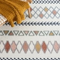 thumbnail image 6 of SAFAVIEH Marrakesh Madelyn Southwestern Polyester Area Rug, Ivory/Multi, 4' x 6', 6 of 8