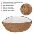 thumbnail image 4 of Flower Pots Liner  Coco Liners For Hanging Basket Coconut Planter Inserts Replacement Liner, 4 of 7
