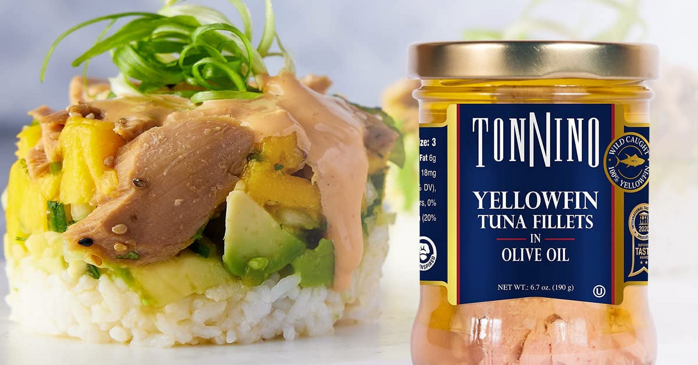 Tonnino Tuna Filet,Olive Oil 6.7 Oz (Pack Of 6)