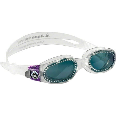 Lady Goggles - Aqua Sphere Kaiman Lady Goggles: Clear/Purple with Smoke Lens