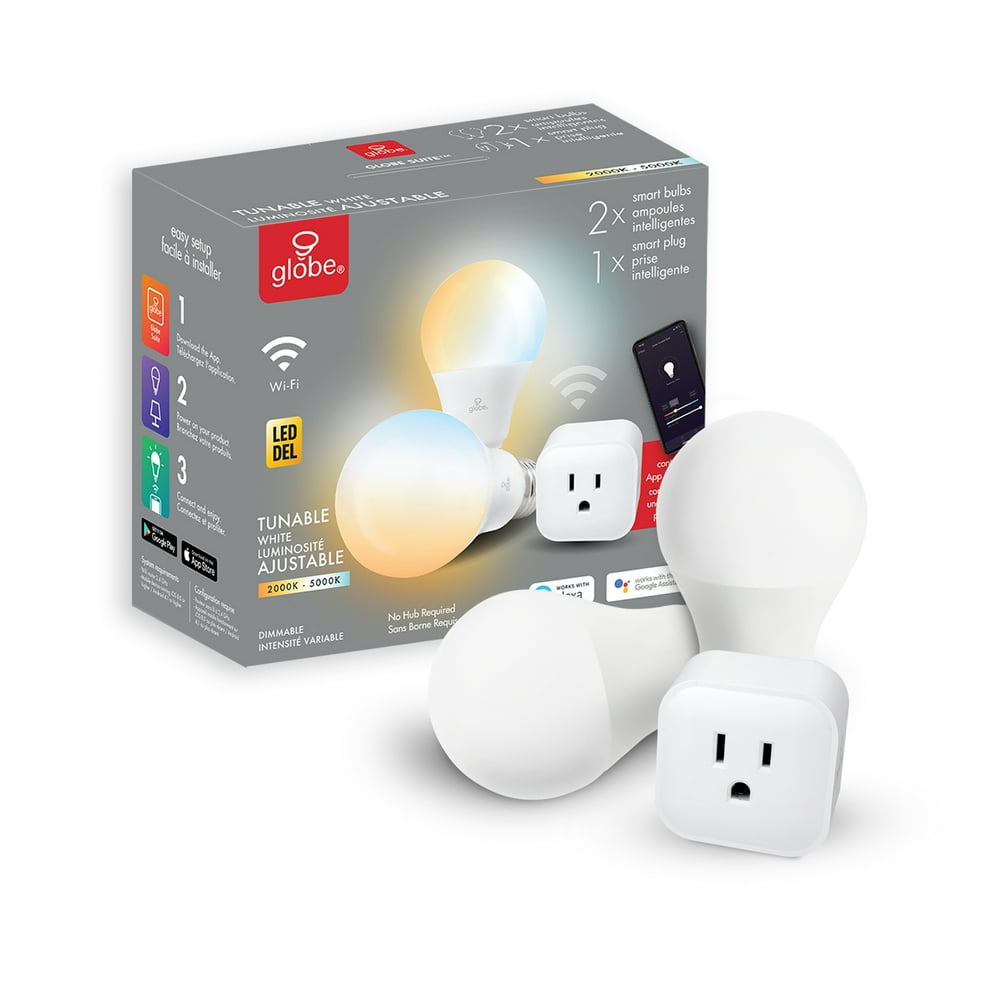 Globe Electric WiFi Smart Starter Kit, No Hub Required, Voice