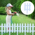 thumbnail image 4 of SSZMDLB Plastic Garden Fence, PVC Outdoor Fence Panel, Durable Horticultural Fence for Courtyard, Vegetable Garden and Lawn, Rural Decorative Fencing Border, 4 of 6