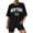 Black, variant on Women Oversized T Shirt New York Printed Round Neck Drop Shoulder Tops 2026 Trendy Short Sleeve Tees