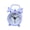 Purple, variant on Niceminiwall Compact Travel Clock Portable Desk Clock For School Study Abs Plastic Base
