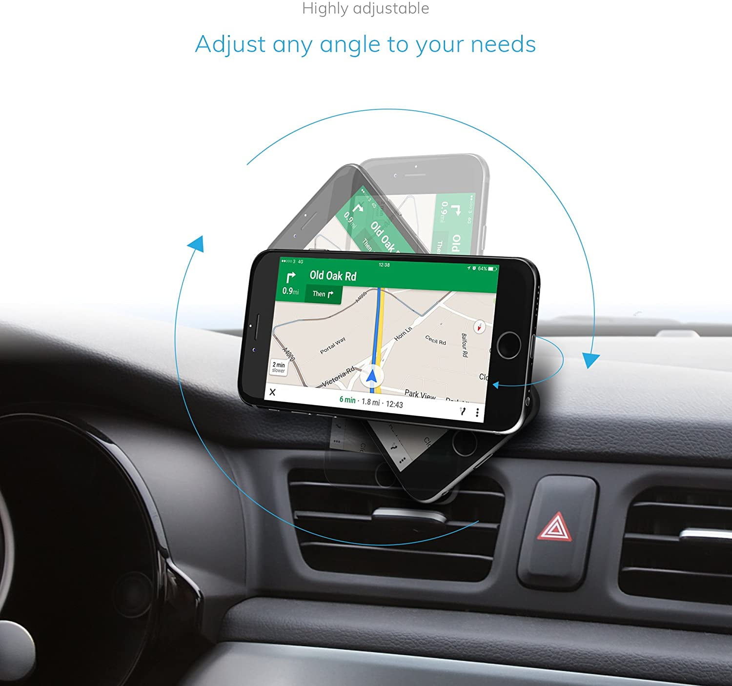 wuteku magnetic dash mount