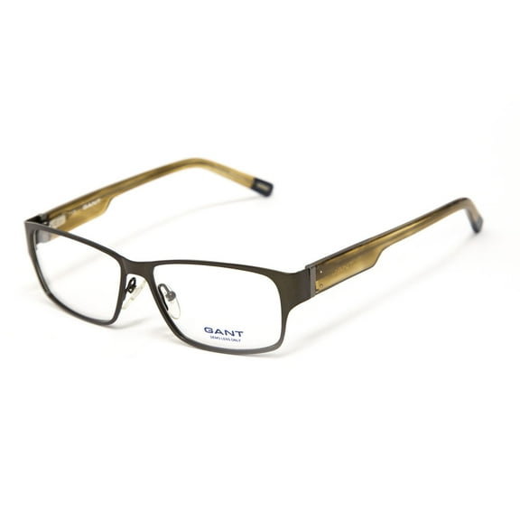 Gant Leopold Rectangular Eyeglass Frames 54mm Satin Olive
