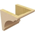 thumbnail image 5 of 7"W x 7"D x 7"H Wide Hughes Rough Cedar Woodgrain TimberThane Corbel, Primed Tan, 5 of 6
