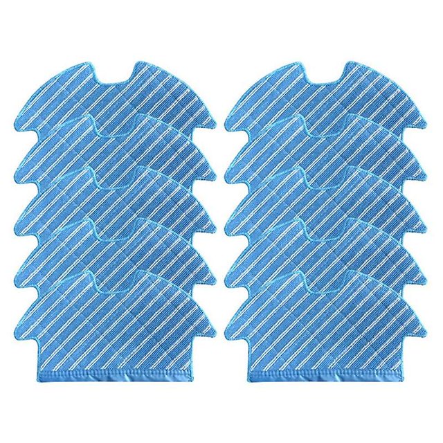 10pcs Mop Cloth For Ecovacs Deebot Ozmo 900 Robotic Microfiber Pads