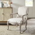thumbnail image 2 of Madison Park Monroe 38.25" Solid Wood and Polyester Chair in Natural, 2 of 9