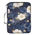 thumbnail image 2 of Haosy Accordion File Organizer Zipper Binder 500 Sheet 6-Tab Expanding File Folder Multi-Pocket 1.2 Inch 3 Ring Blue Cloud White Flower, 2 of 7