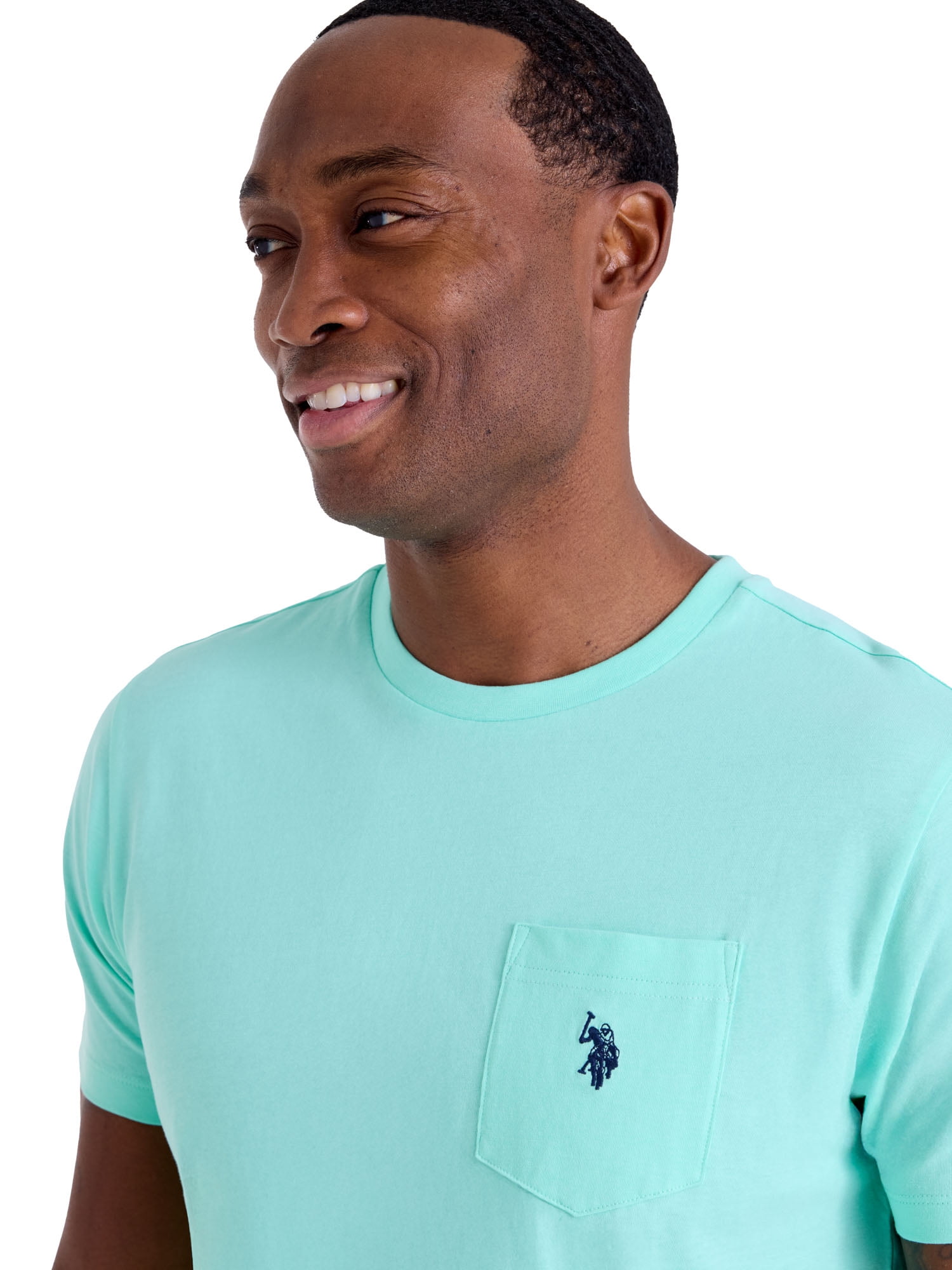 U.S. Polo Assn. Men's Short Sleeve Crew Neck Pocket T-Shirt