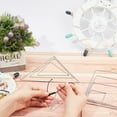 thumbnail image 3 of 1Set Iron Linking Rings for Woven Net/Web with Feather Making Home Wall Decoration Triangle & Square Platinum 16pcs/set, 3 of 7