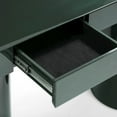 thumbnail image 3 of TOV Furniture Mira Deep Green High Gloss Console Table, 3 of 9