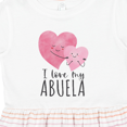 thumbnail image 4 of Inktastic I Love My Abuela Girls Toddler Dress, 4 of 5