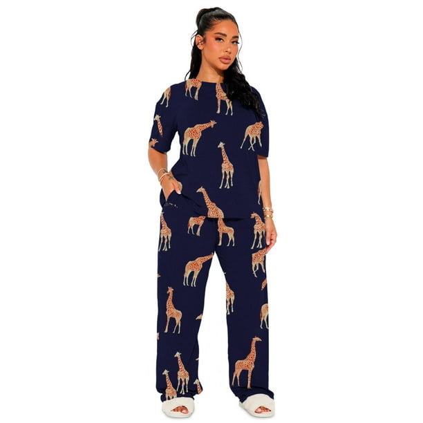 Conjunto De Pijama Shendy Vendy 2 Piezas Para Mujer Elegante Camisa Pantalon