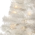 thumbnail image 3 of Nearly Natural T1725 4 ft. Artificial Christmas Tree with 100 Clear LED Lights, White, 3 of 5