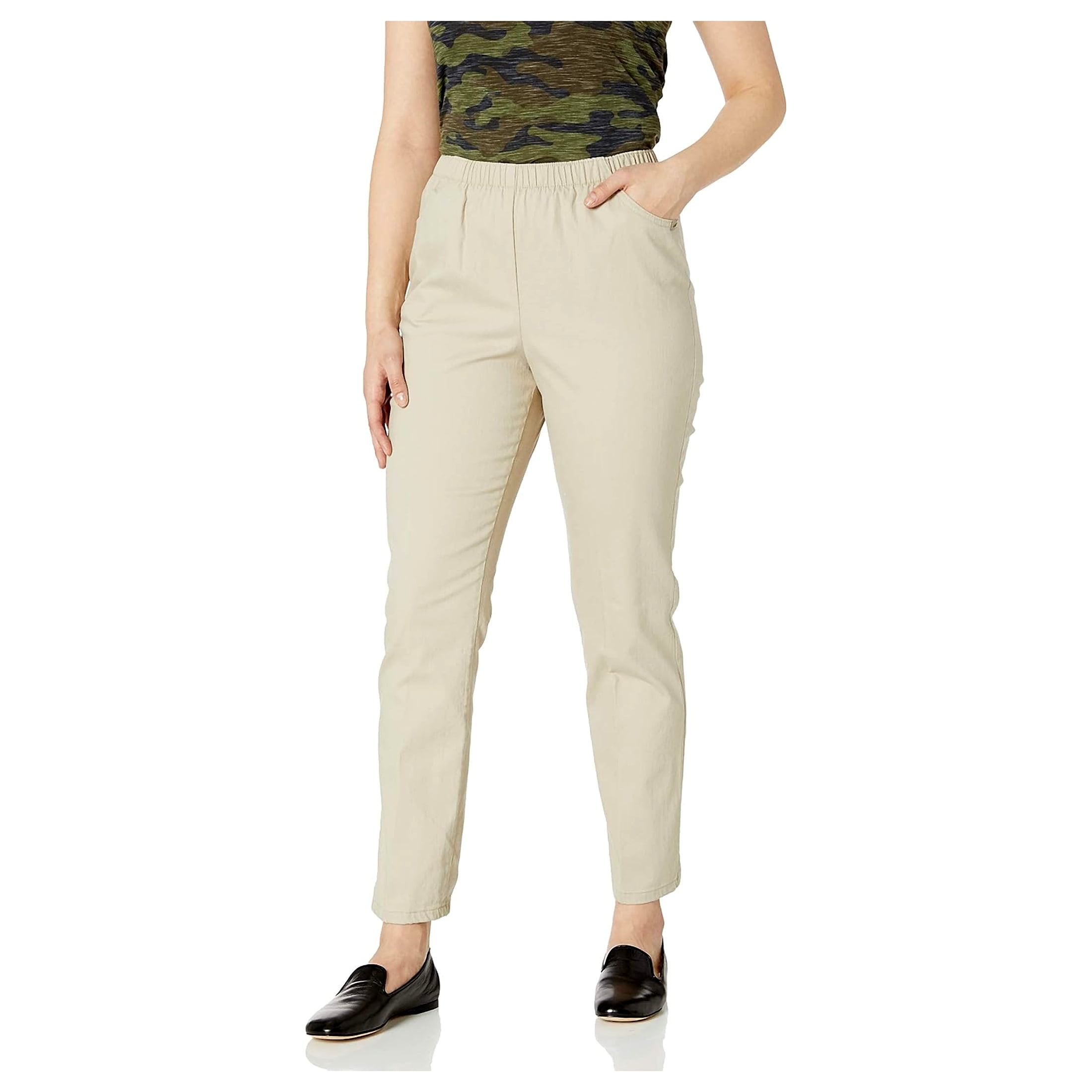 Chic Women's Stretch Twill Pull On Pant