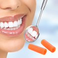 thumbnail image 3 of 2 uds Bite Stick corrección ortodoncia masticar alineadores cuidado bucal (naranja) Likrtyny cuidado belleza, 3 of 9