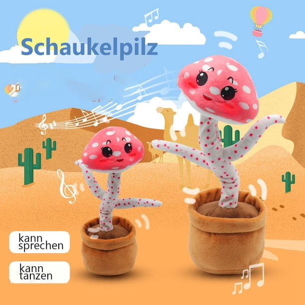 ShengOu Tanzen Kaktus, Cactus danzante, Kaktus Spielzeug, Tanzender Kaktus,  Grabacin de cactus danzante, Kaktus Stofftier, Tanzender Kaktus Plschtier  (Gelber Hut) Zhivalor OTTO-AAA-0006 | Walmart en lnea