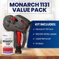 thumbnail image 2 of Perco Monarch 1131 Price Gun with Labels Value Pack: Includes Monarch 1131 Pricing Gun, 160,000 White Price Marking Labels, 2 of 6