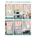 thumbnail image 5 of Burnt Orange Fruit Tie Up Curtains for Windows 45 Inch Length Balloon Curtains Kitchen Adjustable Balloon Window Shade Vintage Plant Nature Botanical Flower Tie Up Bathroom Curtain Window 42"x45", 5 of 6