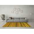 thumbnail image 3 of Ahgly Company Machine Washable Indoor Rectangle Southwestern Yellow Country Area Rugs, 8' x 12', 3 of 4