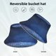 thumbnail image 2 of Balery Retro Blue Glitter Sombreros para el sol para hombre y mujer, sombrero de pescador con UPF 50+, 2 of 6