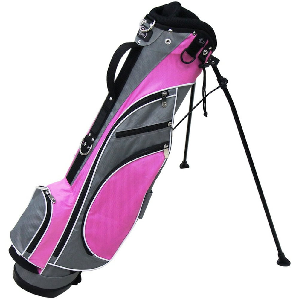 RJ Sports 6" Typhoon Mini Stand Golf Bag with 4 Easy Pockets Grey