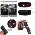 thumbnail image 6 of KUIFORTI Rose Skull Automobile Seat Cover Sets 15 Pack Automotive Rear Front Seat Protector All-Season Protection Wear-Resistant Fit Most Car, Truck, Suv, or Van, 6 of 7