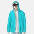 thumbnail image 4 of Gaeub Aqua Men's and Women's UPF 50+ Long-Sleeved Sun Protection Clothing, Fishing Shirt Long Sleeve Zip - XX-Large, 4 of 9