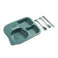 thumbnail image 2 of 4Pcs/Set Children Tableware Anti-hot Dinosaur Pattern Eco-friendly Kids Feeding Dishes Set for Home, 2 of 9