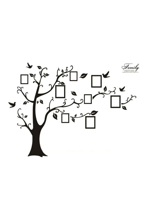 Family Tree Frame Collage Photo Wall-mounted Memory Tree Pictures Home Decor