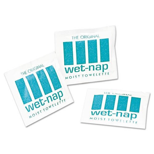 Sani Professional Wet-Naps Antibacterial Hand Wipes Towelettes, 5" x 7.75"