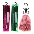 thumbnail image 1 of Cintre pour Extensions de Cheveux en PVC Transparent, 5 Ensembles de Sacs de Rangement pour Perruques avec Fermeture Éclair Scellée pour Tous Types de Perruques, 1 of 7