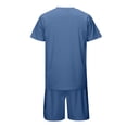 thumbnail image 5 of Men's Short Sets 2 Piece Set Men's T Shirts Short Sleeve & Shorts Summer Clothes for Men Beach Outfits Fashion Clothing, 5 of 9