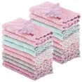thumbnail image 1 of 1/5/10pcs Microfiber Towel Absorbent Kitchen Cleaning Cloth Non-stick Oil Dish Towel Rags Napkins Tableware Household Cleaning FJH, 1 of 6